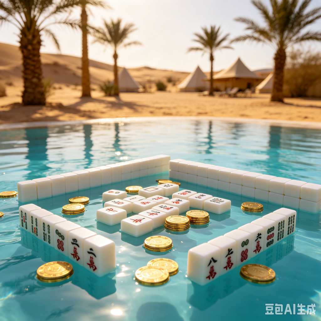 retro text mahjong tiles