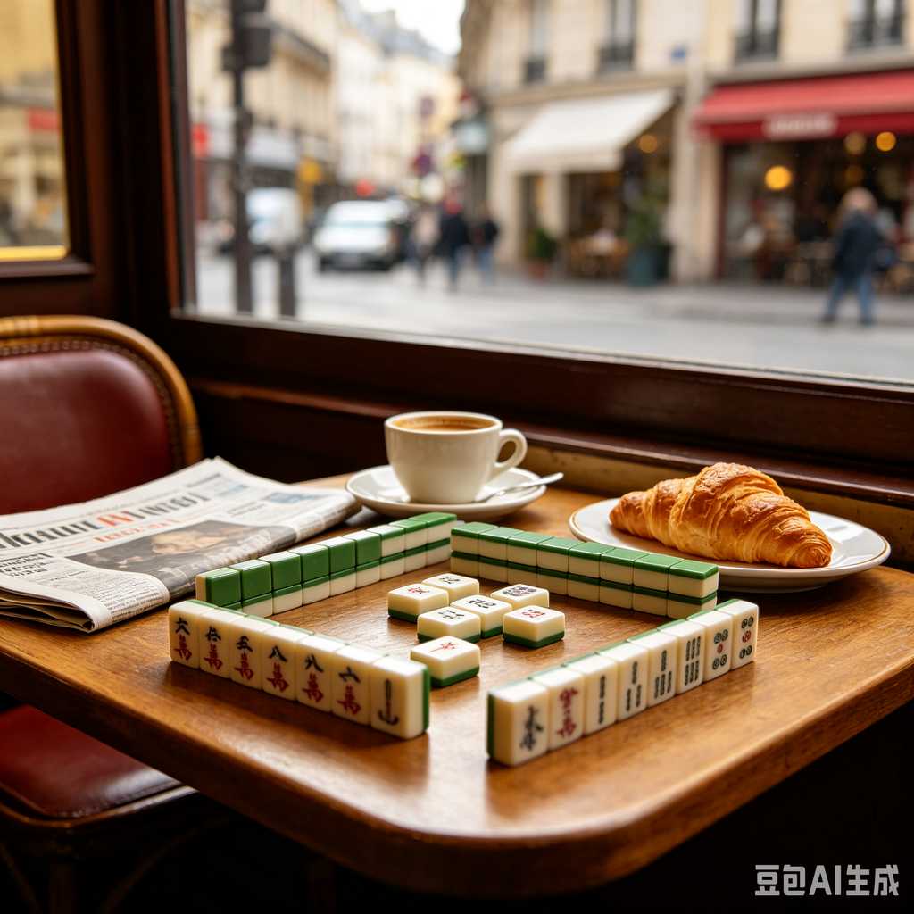 saturated color mahjong set print