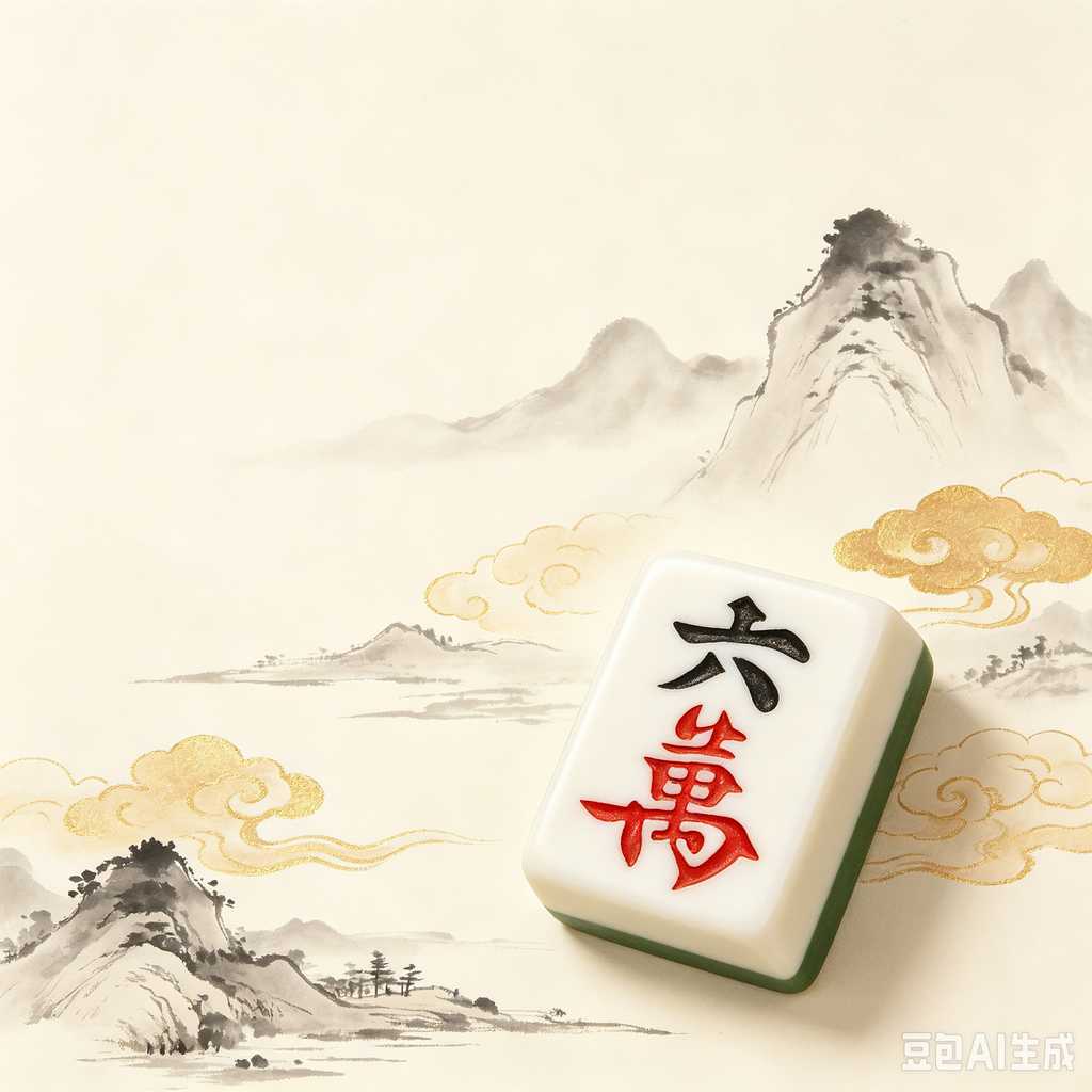 simple text mahjong tiles