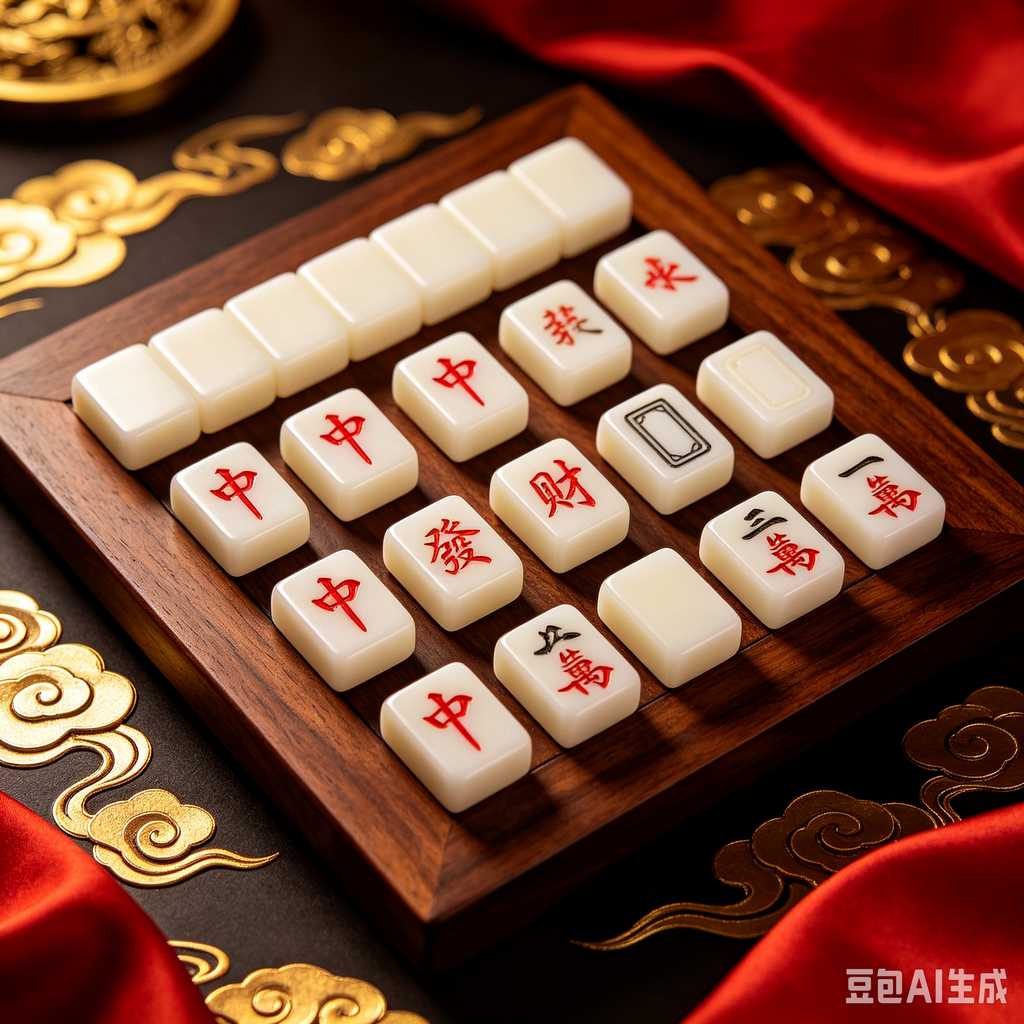 gold accent mahjong set