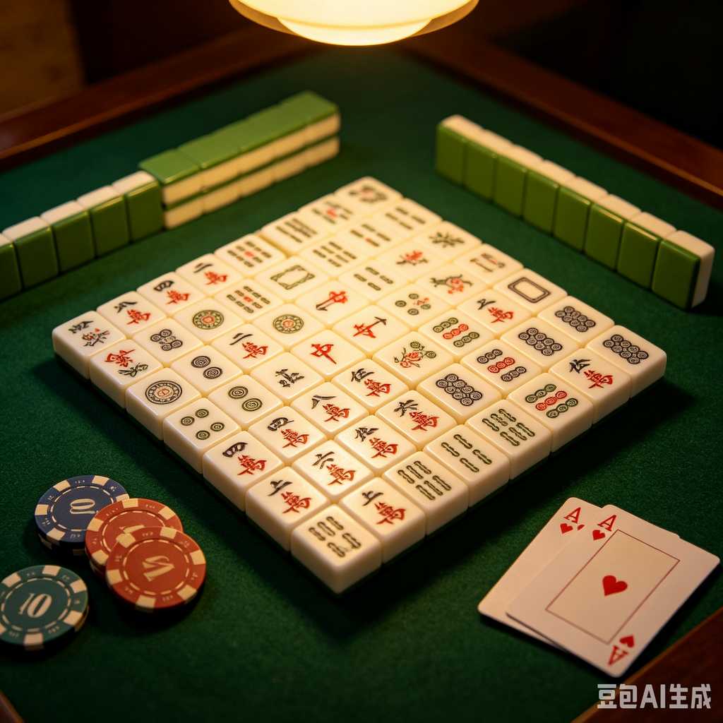 fine carving mahjong set